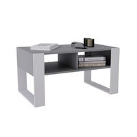 COUCHTISCH Kora92 92/45/53,6 - Dunkelgrau/Weiß, Holzwerkstoff (54/92/45cm) - RAUMHIRSCH FURNITURE