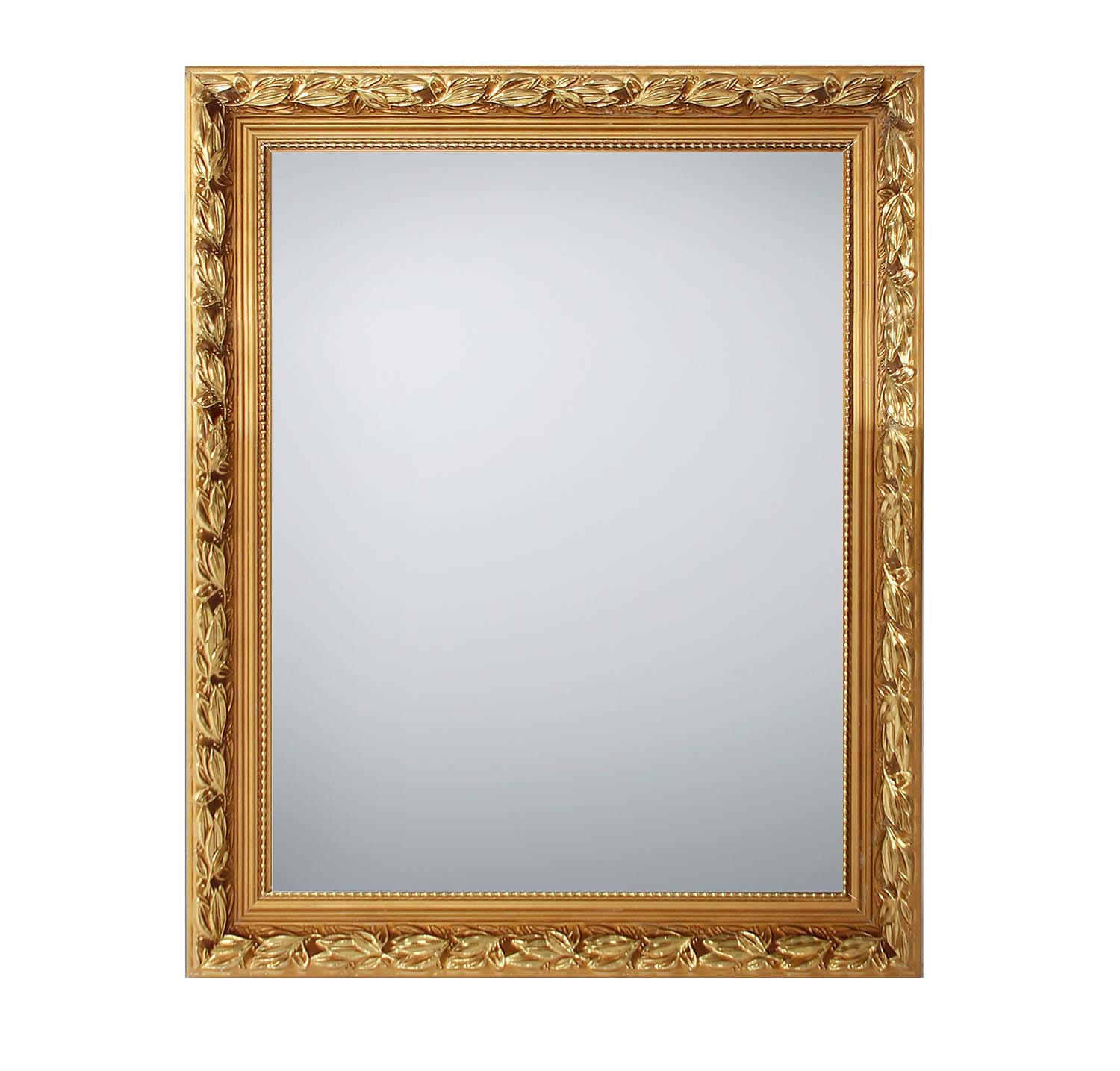 WANDSPIEGEL Tanja Gold - 55 x 70cm - Goldfarben, Holz (55/70/3cm) - Niermann