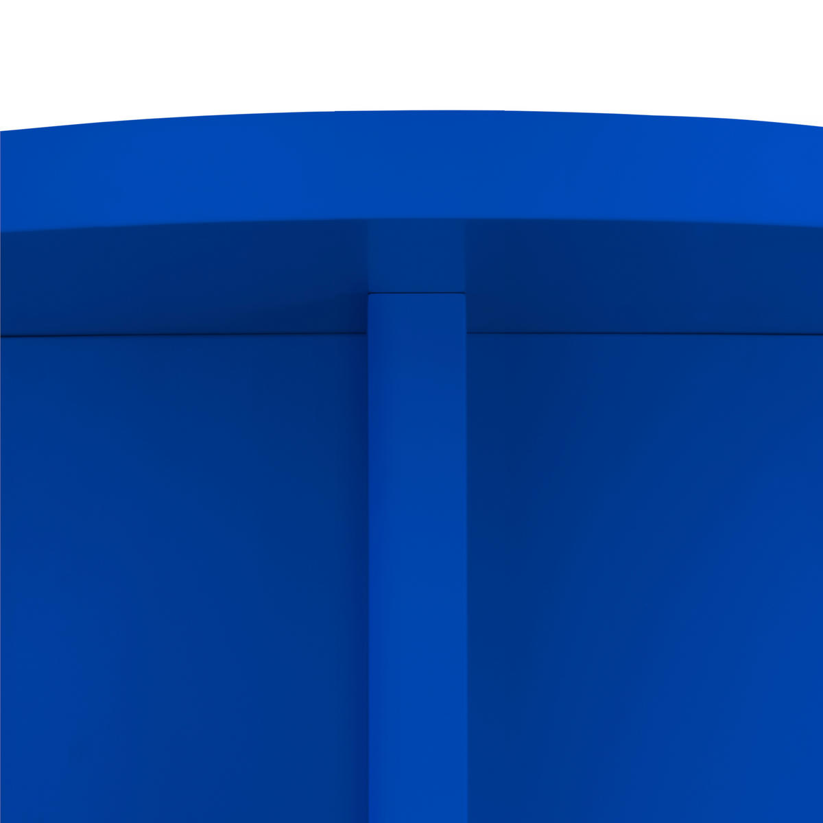 HOCHTISCH rund 60 cm Preußischblau CHINCHIN - Blau, Holzwerkstoff (60/105/60cm) - RNT By Really Nice Things