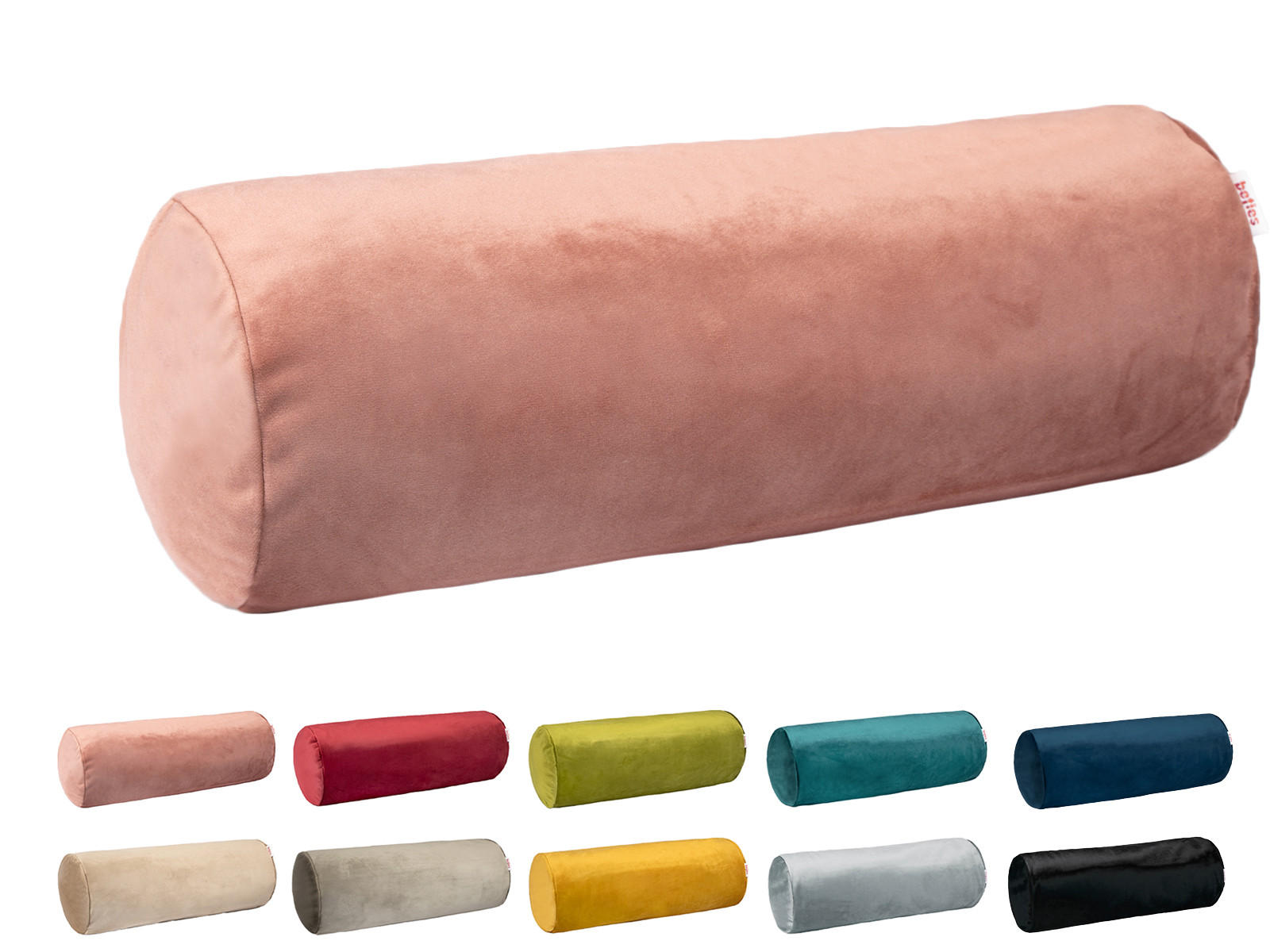 XL-NACKENROLLENHÜLLE Samt&Sonders altrosa 25/70 cm - Altrosa, Textil (25/70cm) - beties Heimtextil