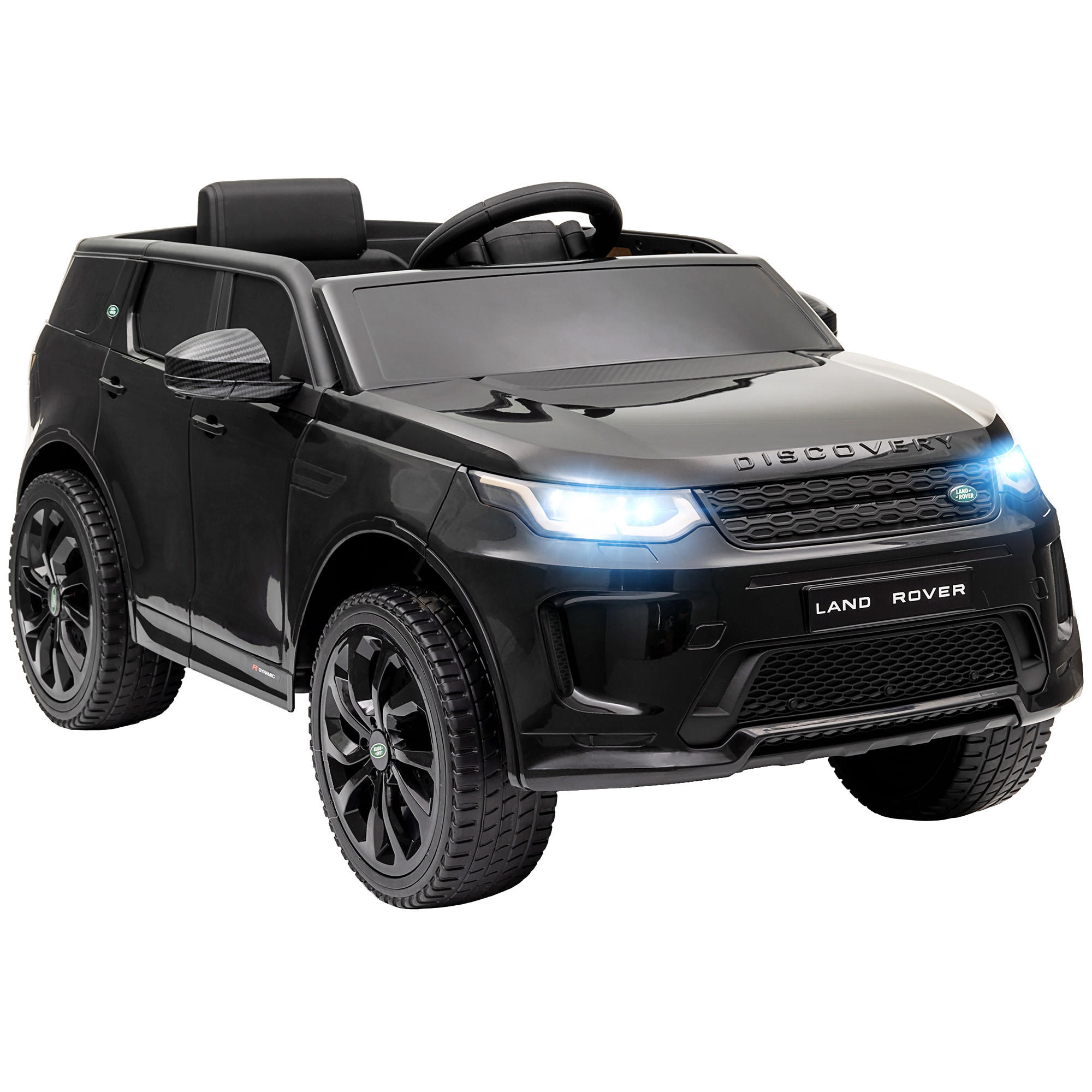 KINDER Elektroauto, Schwarz, Kunststoff, Metall, 106cm x 65,5cm x 51cm - Schwarz, Kunststoff (106/65.5/51cm) - AIYAPLAY