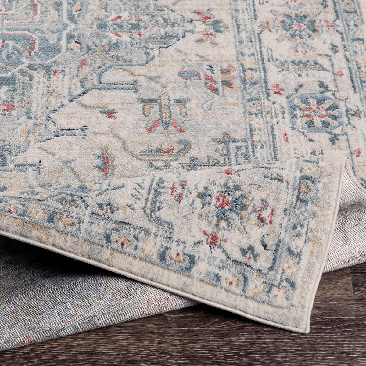 VINTAGE-TEPPICH 160/220 cm Blau - Blau, Naturmaterialien/Textil (160/220cm) - LIVABLISS