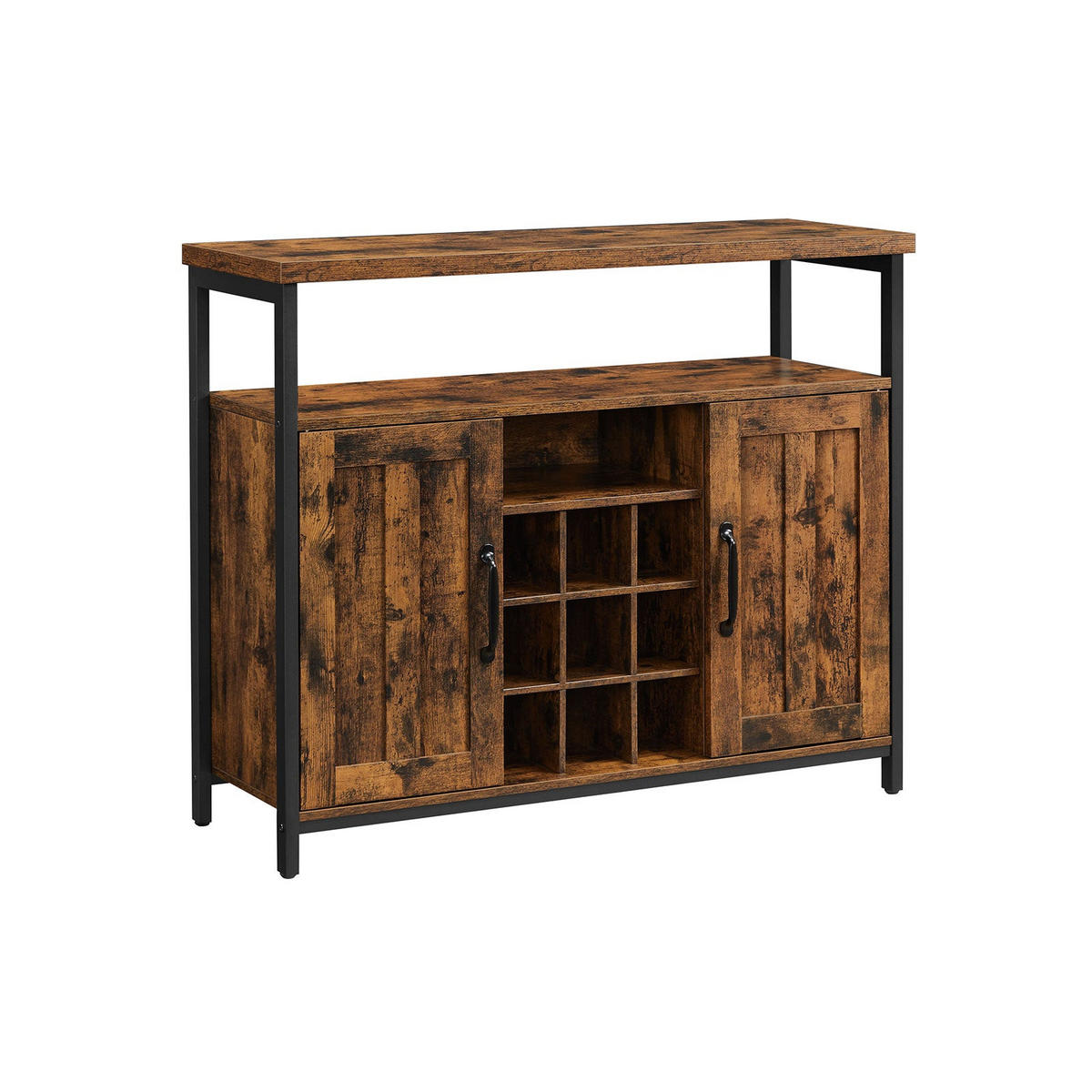 SIDEBOARD - Braun, Holzwerkstoff (35/82/100cm) - Hansiro