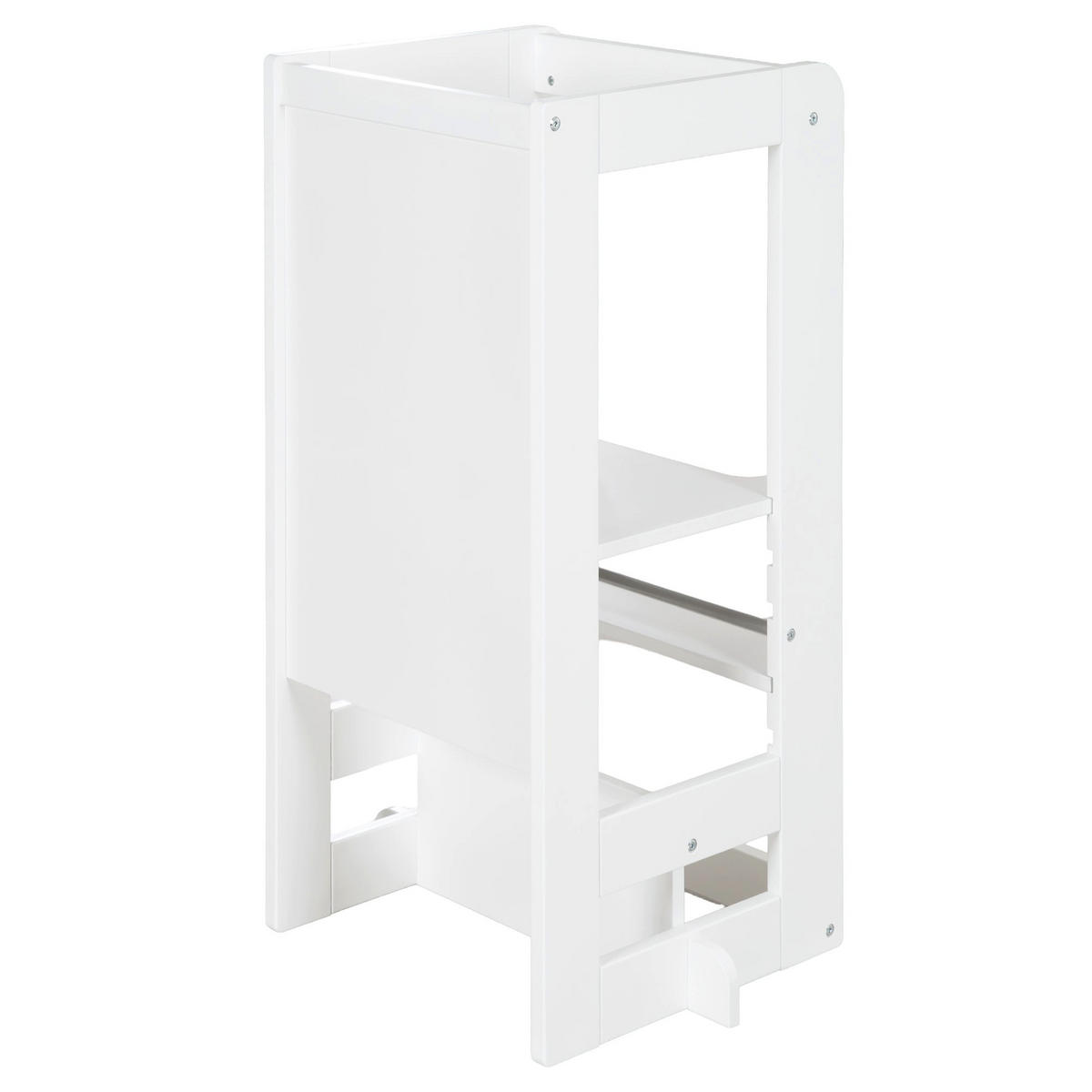 LERNTURM Step & Play 2in1 - Weiß, Holzwerkstoff/Metall (50.5/85/40cm) - Roba