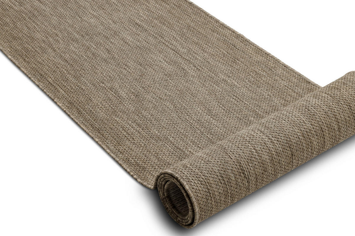 LÄUFER SISAL FLOORLUX 80/100 cm - Grau, Textil (80/100cm) - rugsX