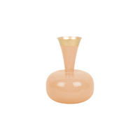 VASE Yara 17/17/24 cm - Orange, Metall (24cm) - Present Time
