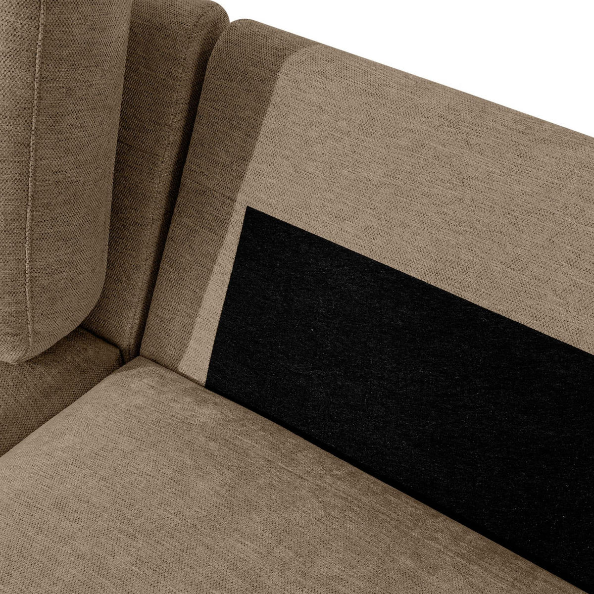 4-SITZER ECKSOFA ZUCCO Chenille links, Beige - Beige, Textil (350/84/105cm) - KONSIMO®