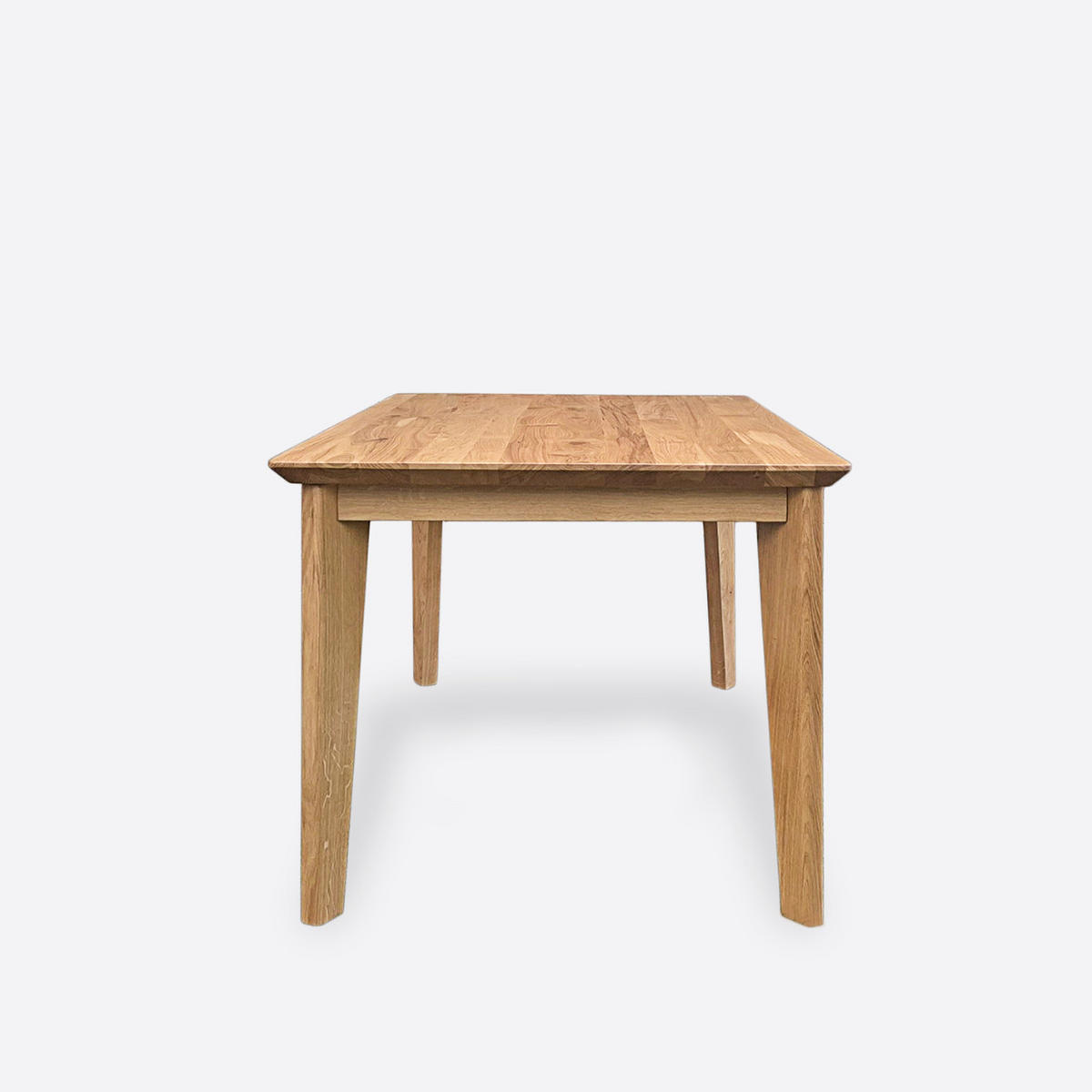 HOLZTISCH für das Esszimmer MOVA 195x100 + Zusatzplatten 2x45 cm - Eichefarben, Holz (195/100/75cm) - Rawood Furniture