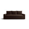 SOFA mit Schlaffunktion SAVIO Poso 06 - Braun, Textil (232/90/90cm) - Bedante