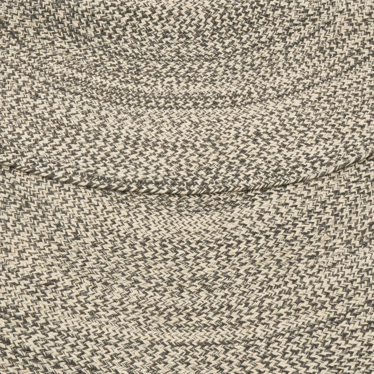 NATURFASER TEPPICH HANDGEFERTIGT JUTE KAYA RUND - Grau, Textil (150/150cm) - Pergamon