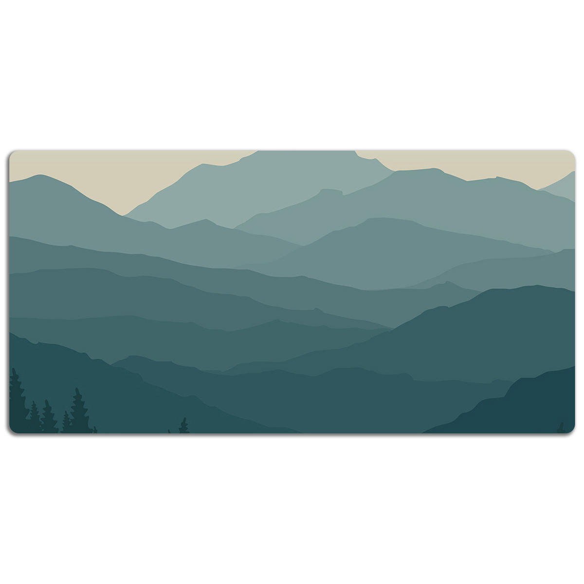 SCHREIBTISCHUNTERLAGE 120x60 cm Grün - Grün, Kunststoff (1.6/120/60cm) - ArtPrintCave