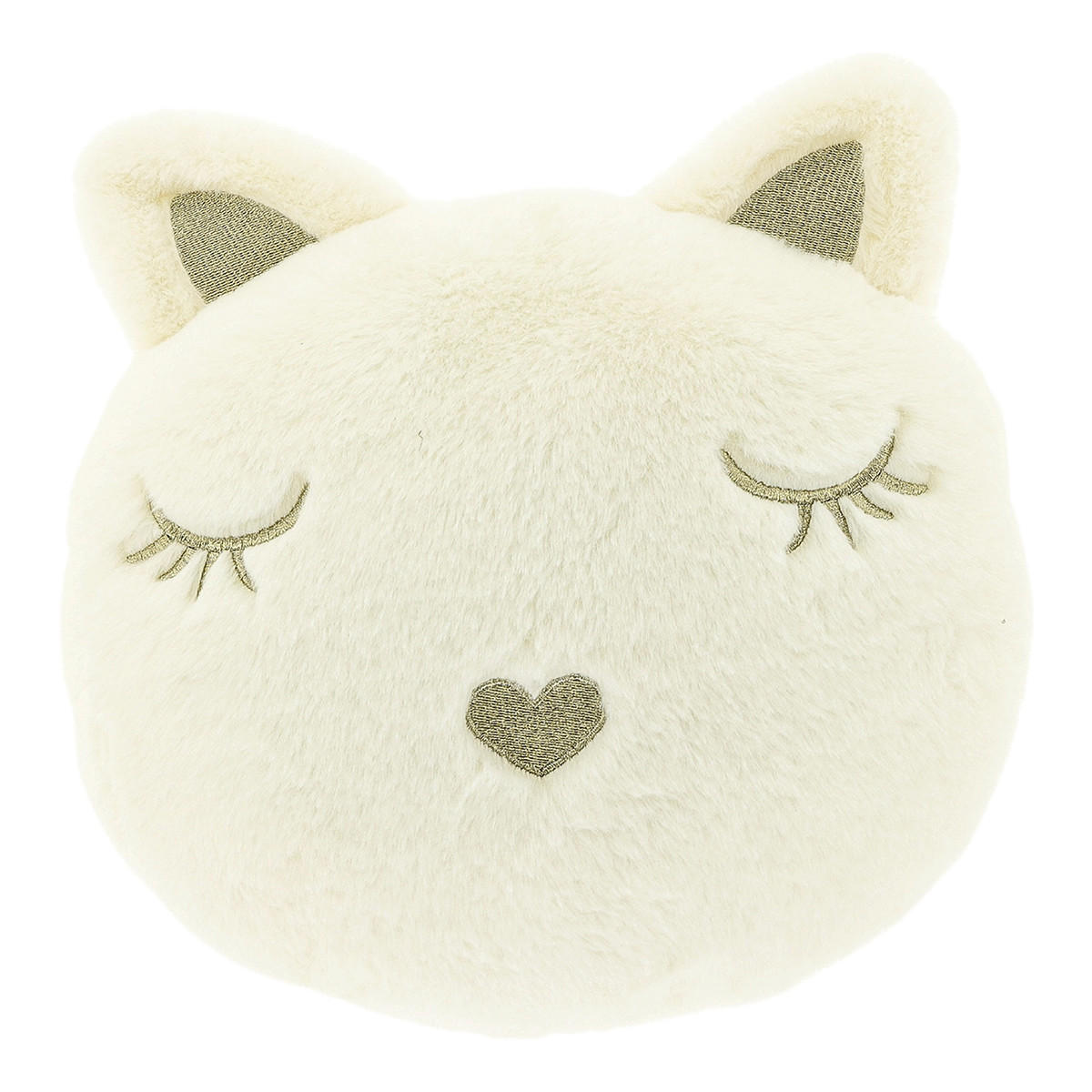 DEKOKISSEN Kitty Mehrfarbig 28/25/5 cm - Multicolor, Textil (25/28cm) - Unique Living