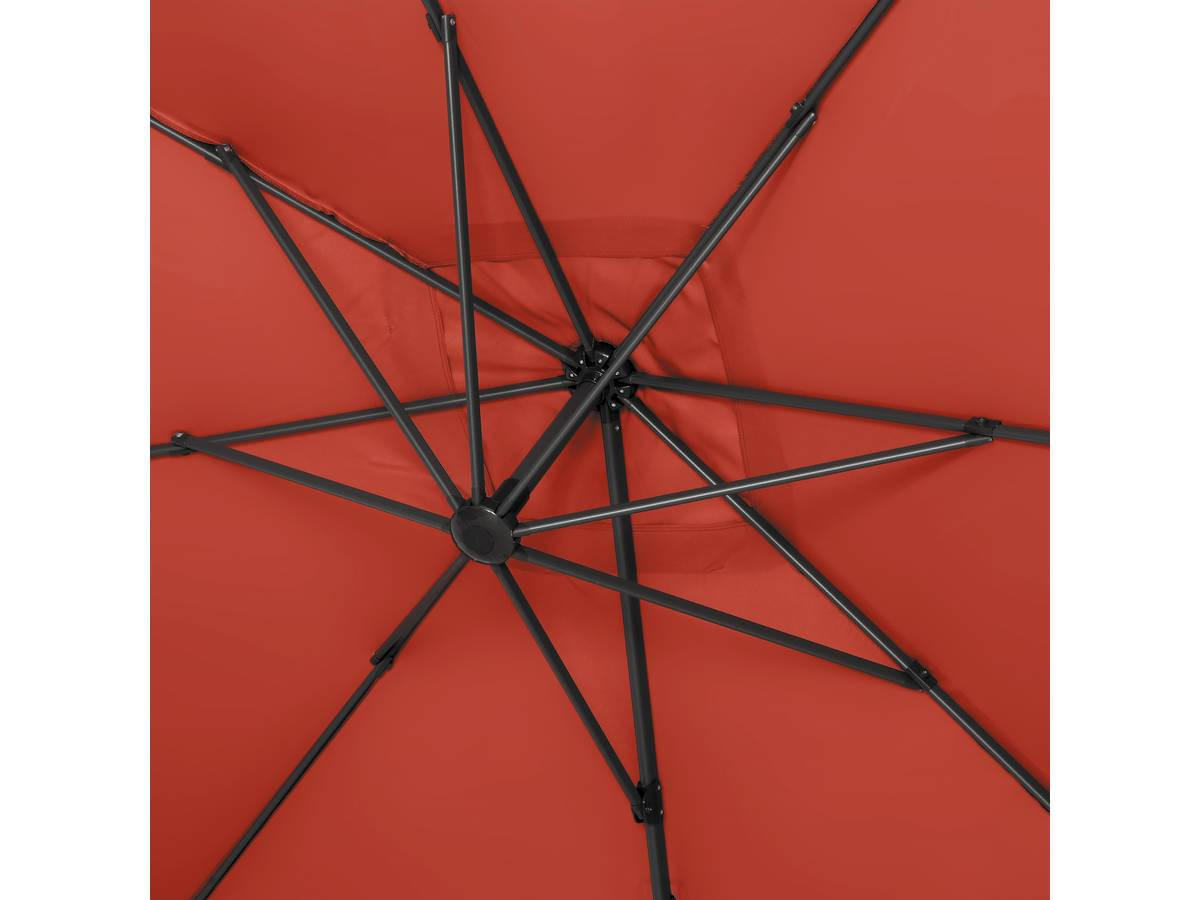 SONNENSCHIRM sun 4 Rot/Gelb - Rot, Metall (400/300cm) - Habitat Garten