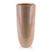 VASE Yanda Beige 13.5/13.5/30 cm Keramik - Beige, Keramik (30cm) - Mondex