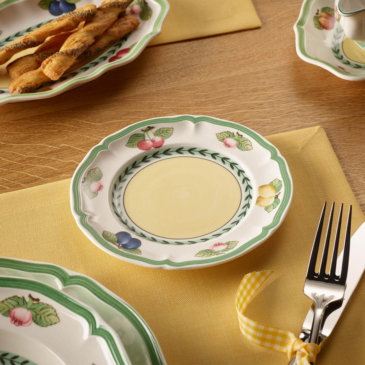 BROTTELLER French Garden Fleurence bunt ø 17,4 cm 6er Set - Multicolor, Keramik (17.4cm) - Villeroy & Boch