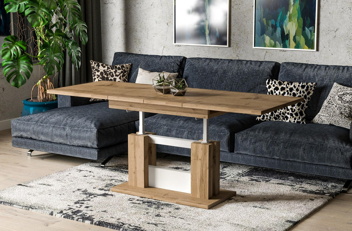 COUCHTISCH Fabel - Eiche Wotan, Holzwerkstoff (110/65/58cm) - Endo-Moebel