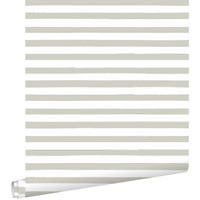 TAPETE gemalte Streifen 53 cm x 10.05 m - Beige, Papier (53/0.1cm) - ESTAhome