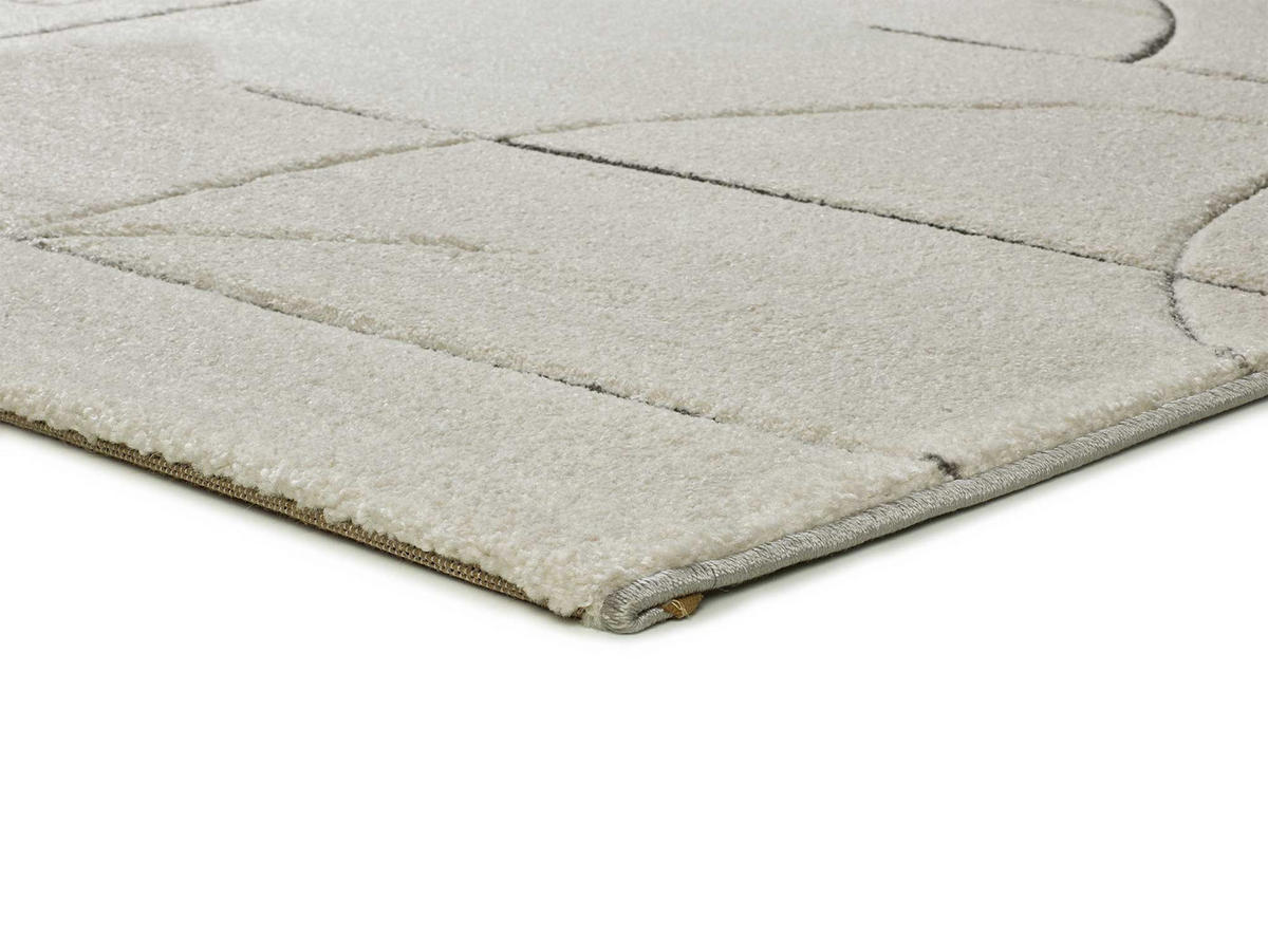 WEBTEPPICH Creme Lena 80/150 cm - Creme, Naturmaterialien/Textil (80/150cm) - Atticgo