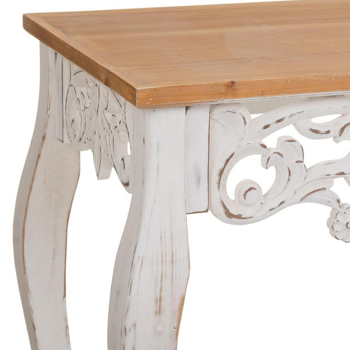 EINGANGSKONSOLE aus Holz 111x40x77 cm - Braun, Holz (40/111/77cm) - Wanderlust