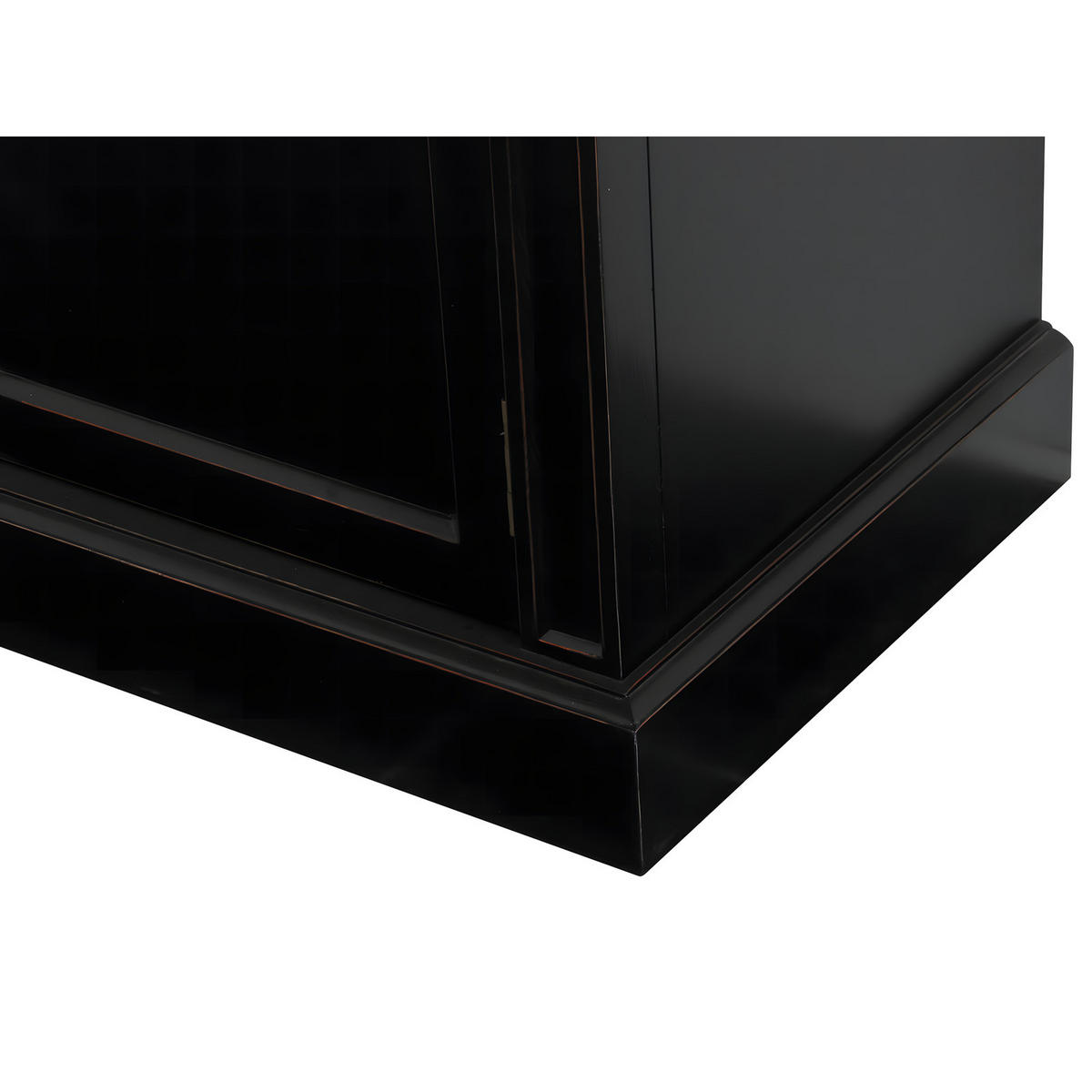 SIDEBOARD antik schwarz - Schwarz, Holz (186/86/45cm) - ebuy24