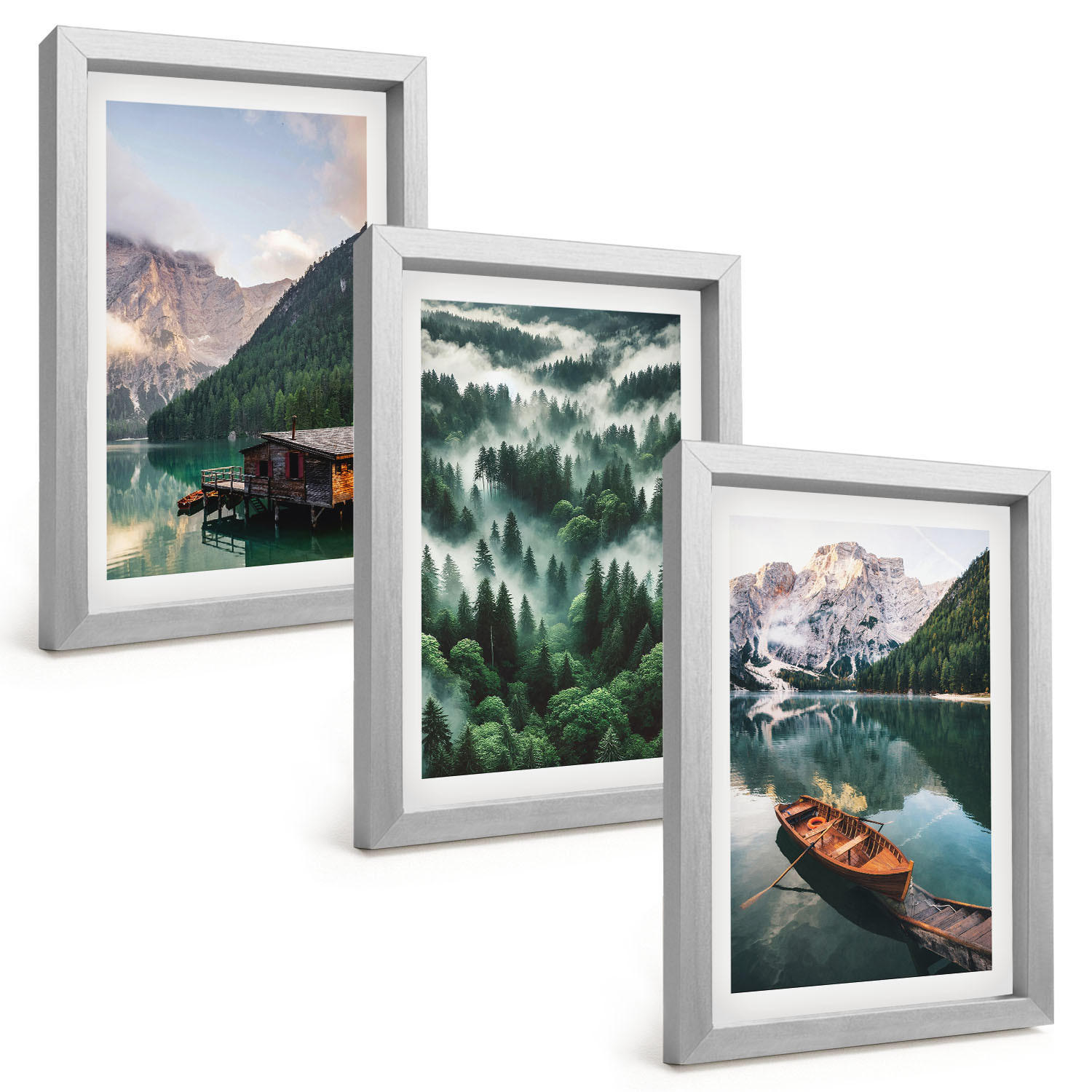 Tulup Bilder Silber 20x30 cm