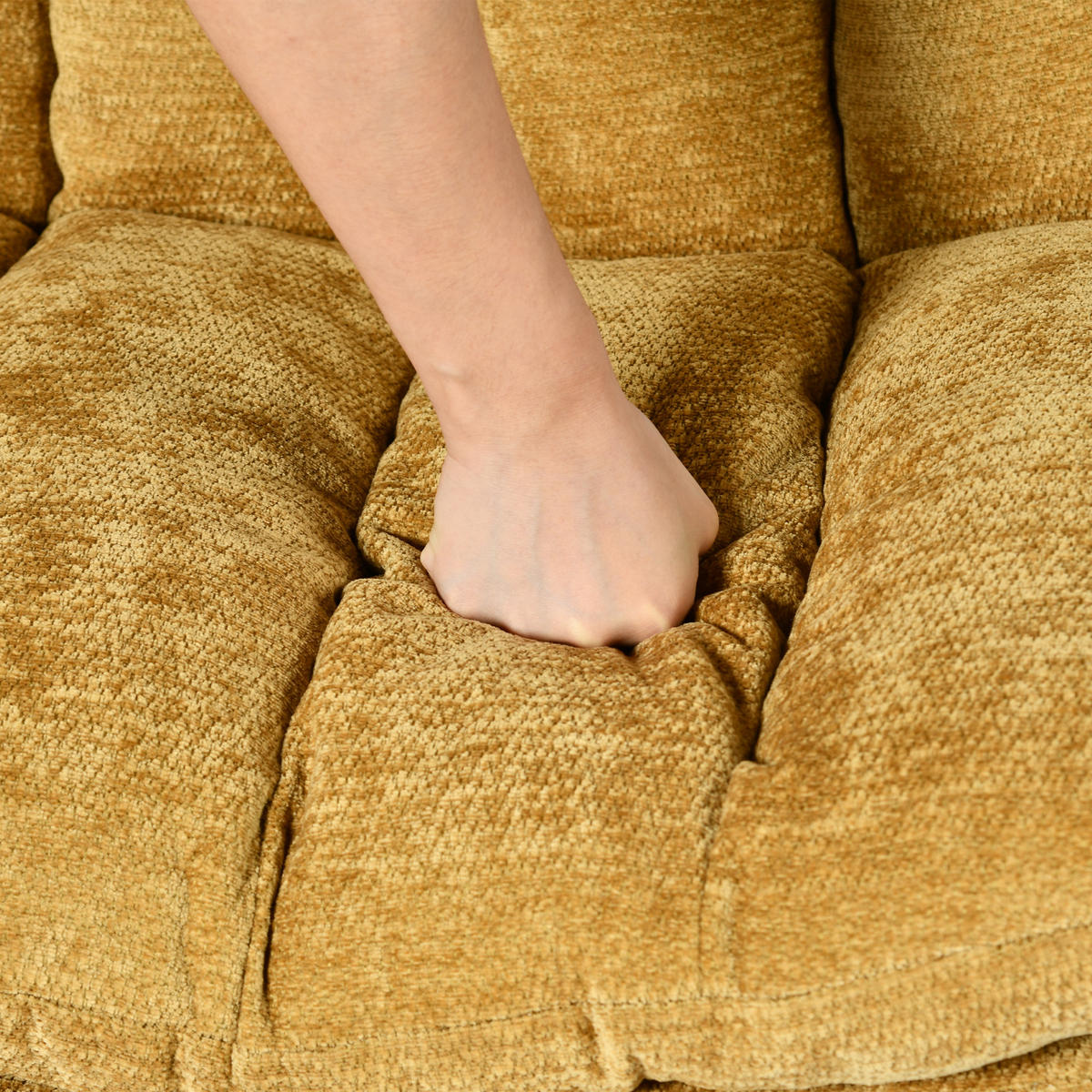 GEPOLSTERTER Drehstuhl Gelb - Gelb, Textil (63.5/85/73.5cm) - Meubles Cosy