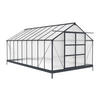 SELBSTTRAGENDES Gewächshaus - 303cm x 543cm - Polycarbonat - anthrazitgrau - IXORA - Anthrazit, Kunststoff (303/157/543cm) - Vente-Unique