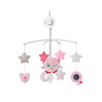 MUSIKMOBILE Dreamy pink Aufzugsmechanismus, Schlaflieder, Plüschtiere, ab Geburt, 360° drehbar - Rosa, Kunststoff (28/35/50cm) - Cangaroo