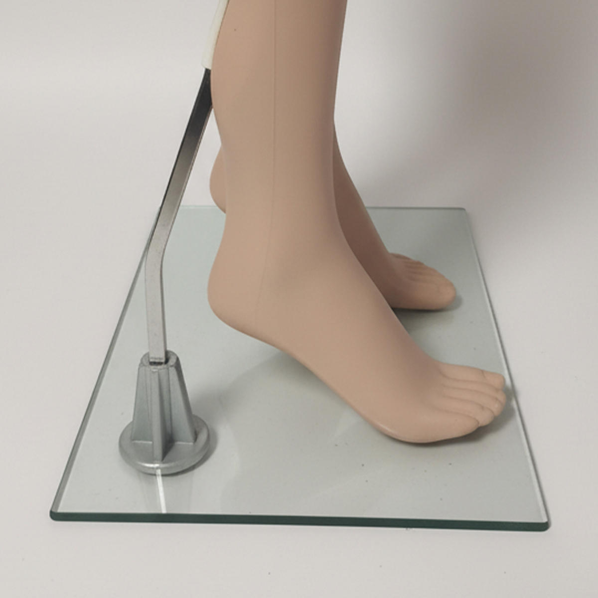SCHAUFENSTERPUPPE - Beige, Glas/Kunststoff (42/175/30cm) - Relaxdays
