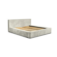 POLSTERBETT Modesto Stoff Lincoln - Creme, Holzwerkstoff/Textil (160/200cm) - Fun Möbel