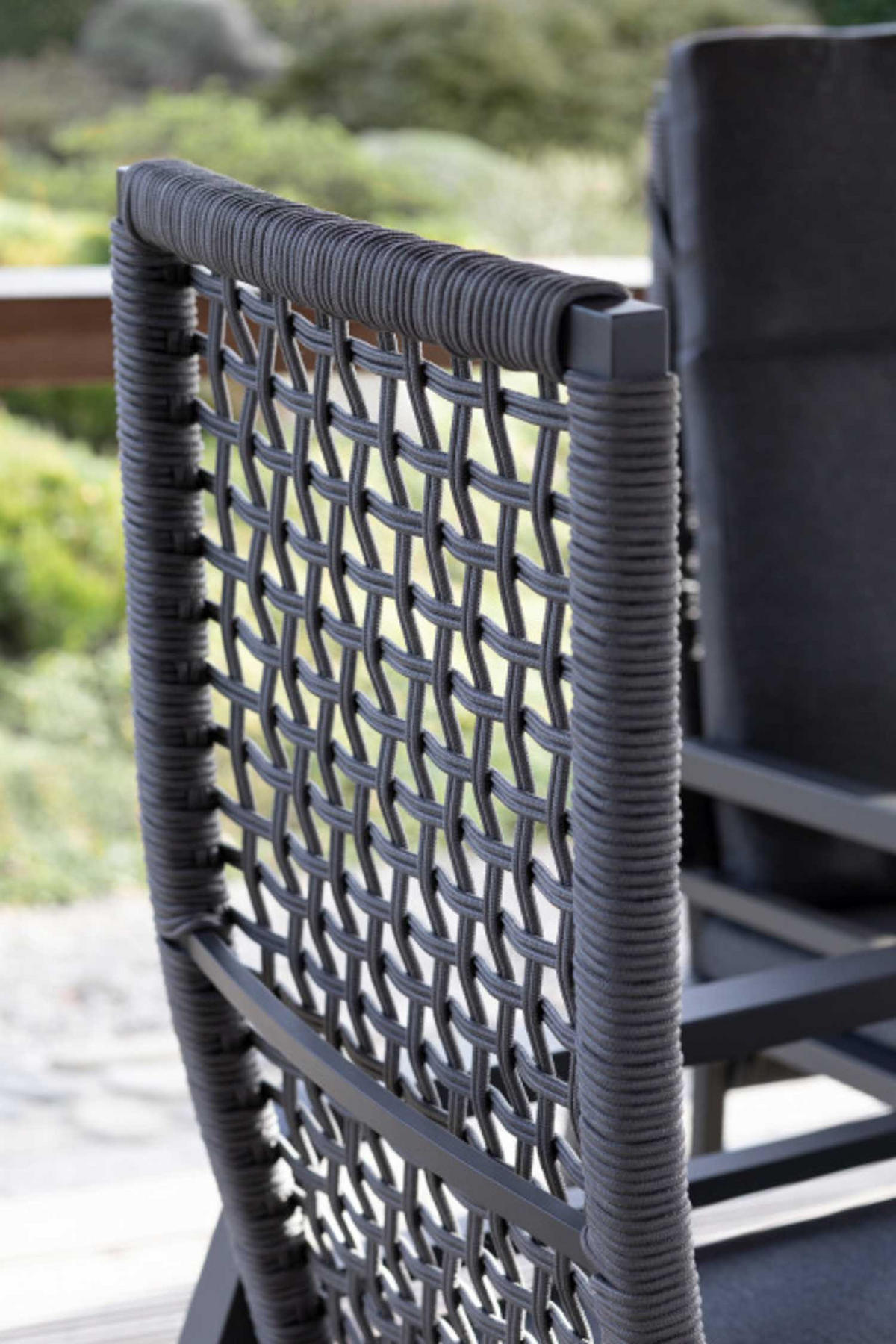 GARTENSTUHL Lucena - Grau, Metall (78/122/62cm) - Mr. Deko