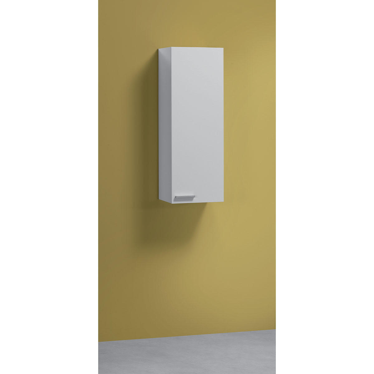 HÄNGESCHRANK mit 1 Tür H74 cm - Weiß, Holzwerkstoff (26/74/30cm) - Calicosy