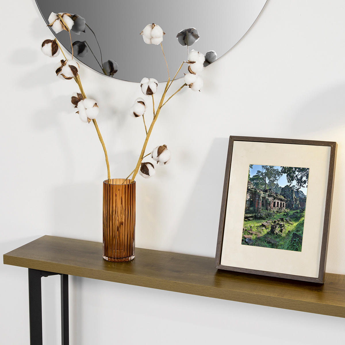 KONSOLENTISCH Vintage - Naturfarben, Holzwerkstoff (20/120/75cm) - SoBuy