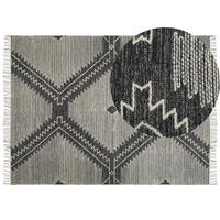 KRÁTKOVLASÝ KOBEREC Arbaa 230/160 cm - černá, textil (160/230cm) - Beliani