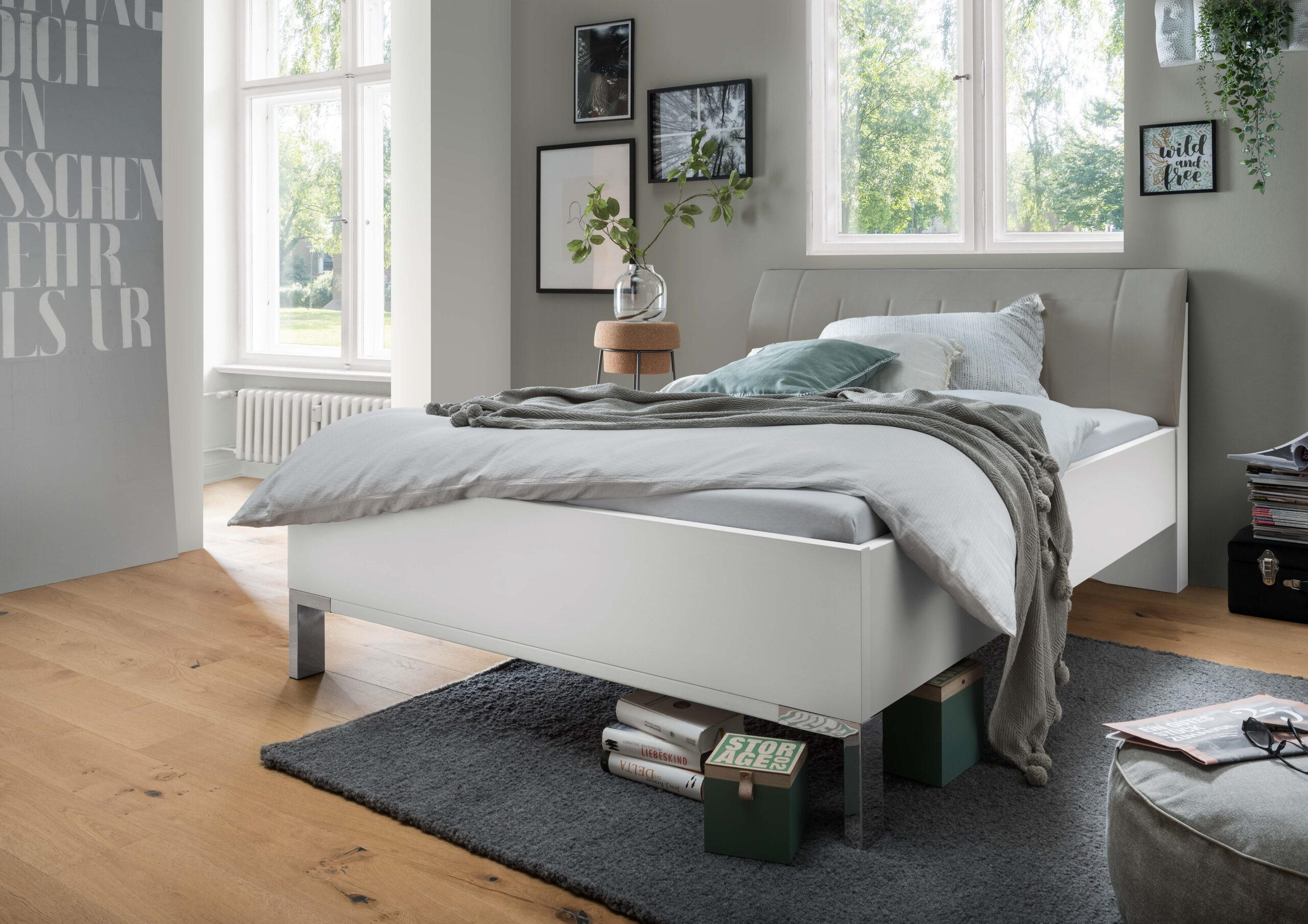 XXXLutz Schlafzimmer Weiß 80x200x120 cm