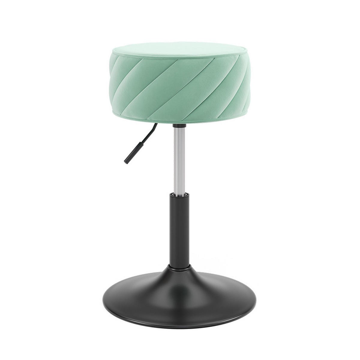 HOCKER Cherio Mintgrün 35 x 64 cm - Mintgrün, Textil (35/50.5/38.5cm) - Vicco