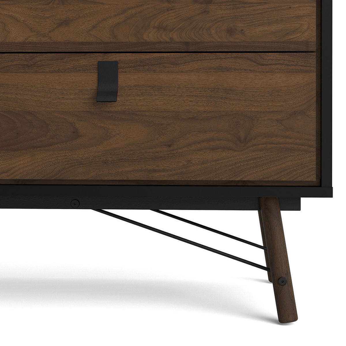 KOMMODE Schwarz - Schwarz, Holzwerkstoff (150/95/40cm) - ebuy24