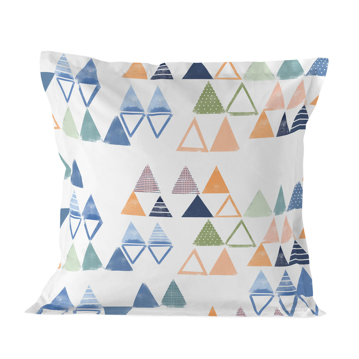 KISSENBEZUG mountain 80x80 cm mehrfarbig - Multicolor, Textil (80/80cm) - Happy Friday