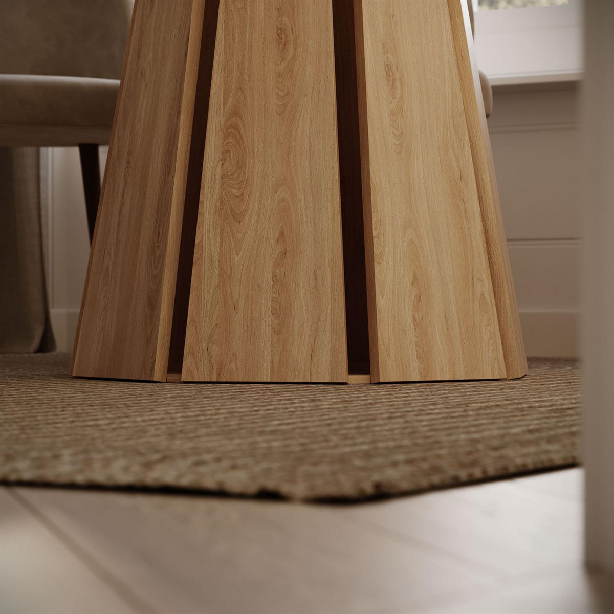ESSTISCH SILVA nicht ausziehbar, Naturbuche - Buchefarben, Holzwerkstoff (100/100/76cm) - Lookway