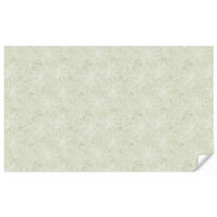 TAPETE - Gelassenheit - Blumen - Grün - 450x280 cm - Salbeigrün, Papier (450/280cm) - OnlyWow