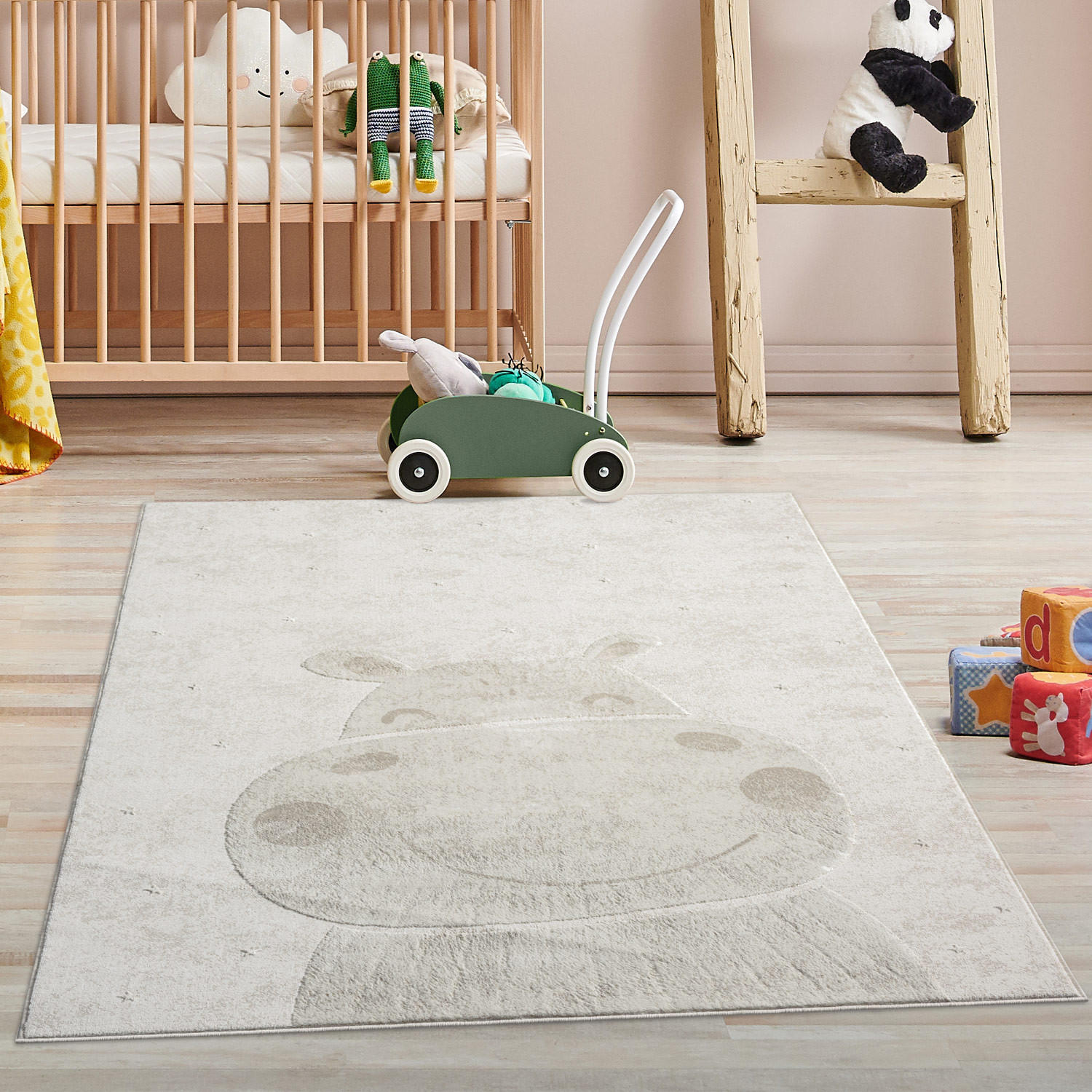 KINDERTEPPICH Mara 703 Creme 120x160 cm - Beige/Creme, Textil (120/160cm) - carpet city