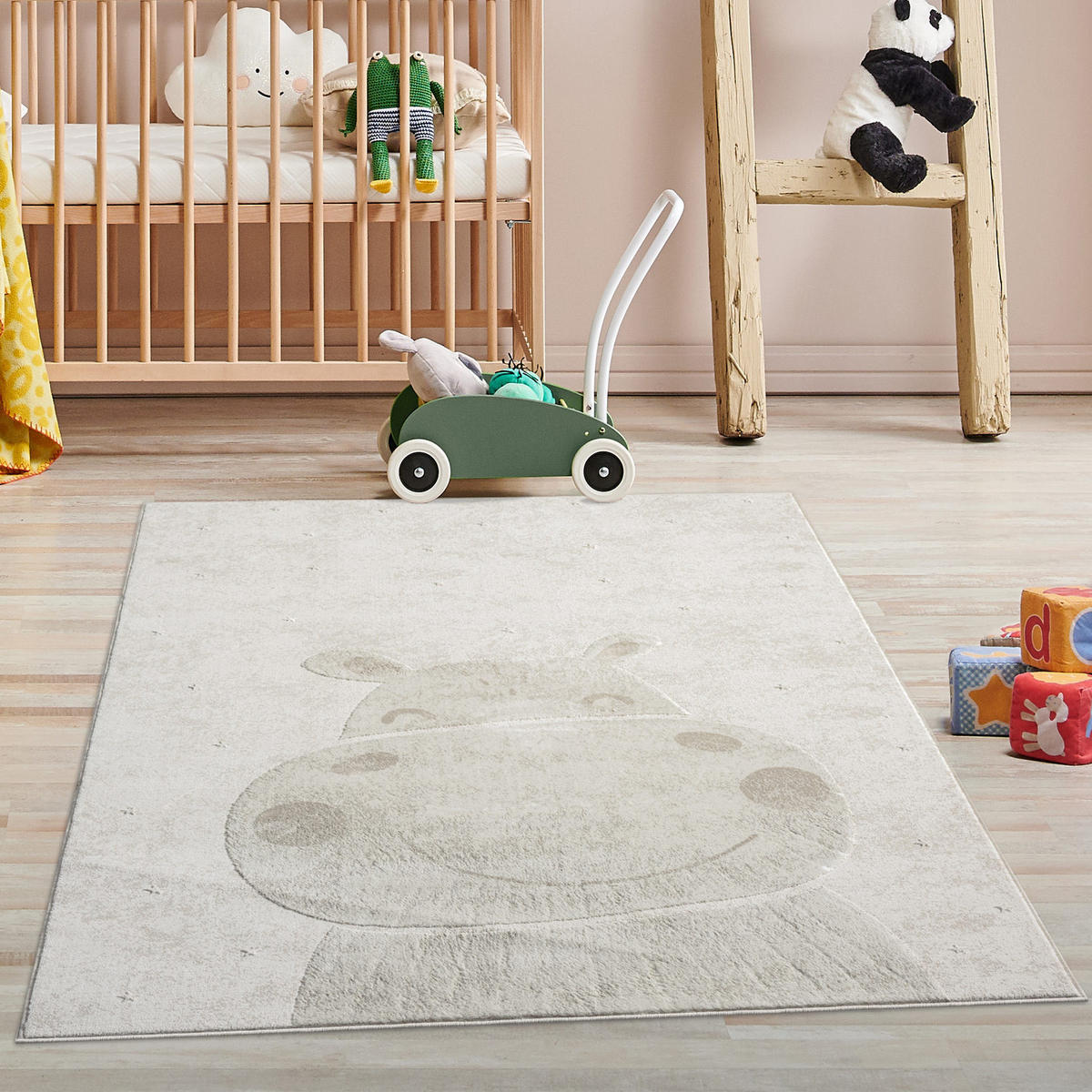 KINDERTEPPICH Mara 703 Creme 120x160 cm - Beige/Creme, Textil (120/160cm) - carpet city