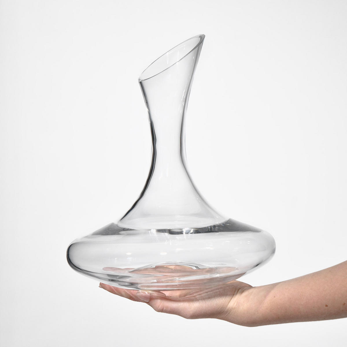 WEIN-DEKANTER KARAFFE, 1 Stk., 1500 ml, Handgemacht - Transparent, Glas (1.5L) - Krosno Glass