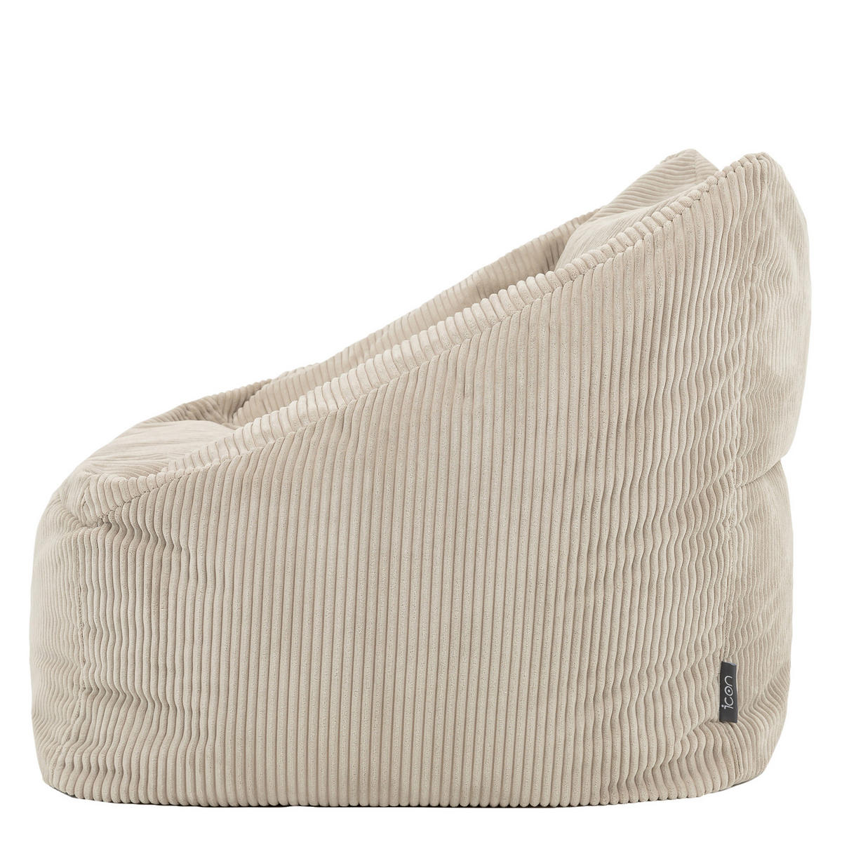 SITZSACK Cord Sessel Natalia - Beige, Textil (97/73/84cm) - icon