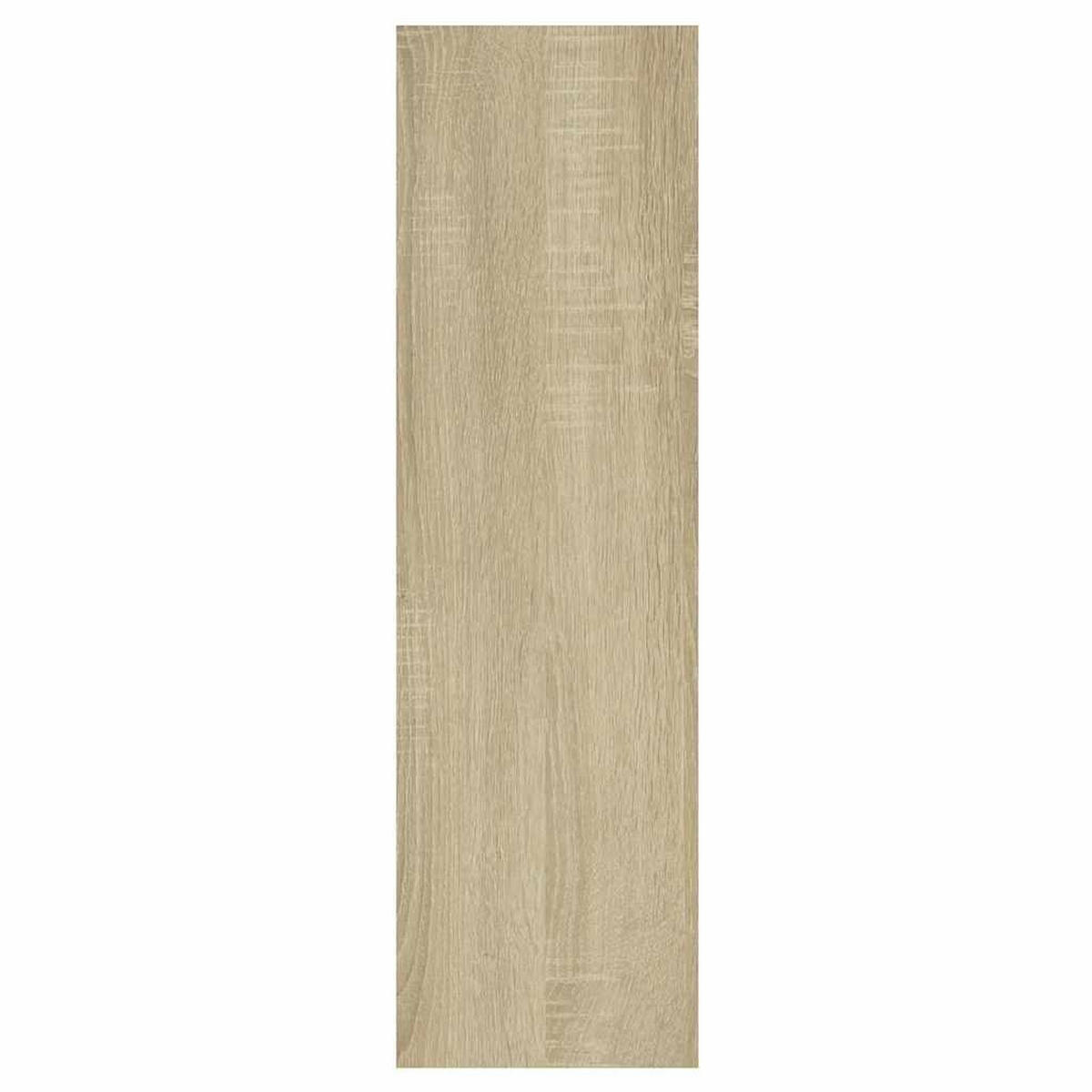 WANDREGAL mit 7 Offenen Fächern 75/16/55 cm aus Holzwerkstoff Sonoma-Eiche Dekor - Sonoma Eiche, Holz (75/55/16cm) - vidaXL