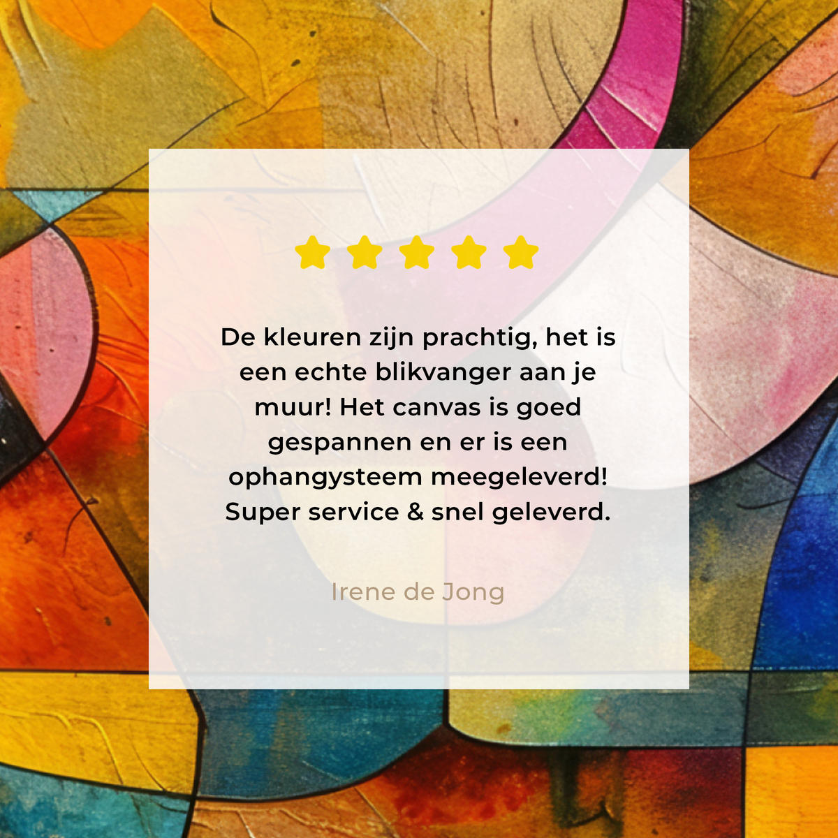 LEINWANDBILD Kunst - Abstrakt - Modern Deko Groß 90x90 cm - Gelb, Textil (90/90cm) - MuchoWow