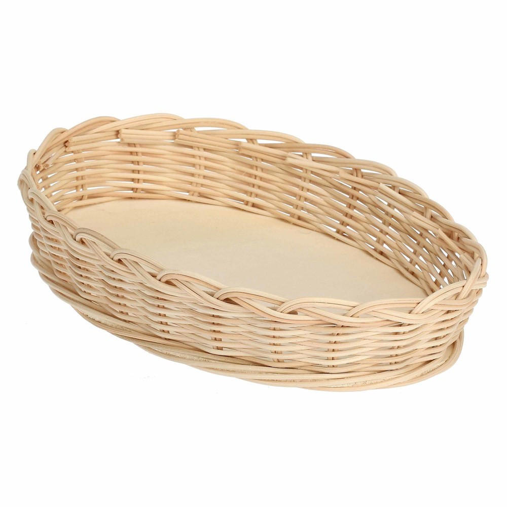 OBSTKORB Beige 30/30/5 cm P600000044 - Beige, Holz (30/5/30cm) - La Porcellana Bianca 