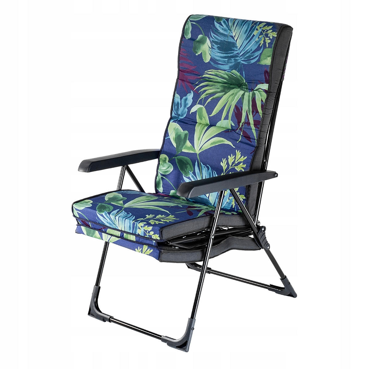 GARTENLIEGE 189 x 58 cm Dunkelblau - Dunkelblau, Metall (58/189cm) - KADAX