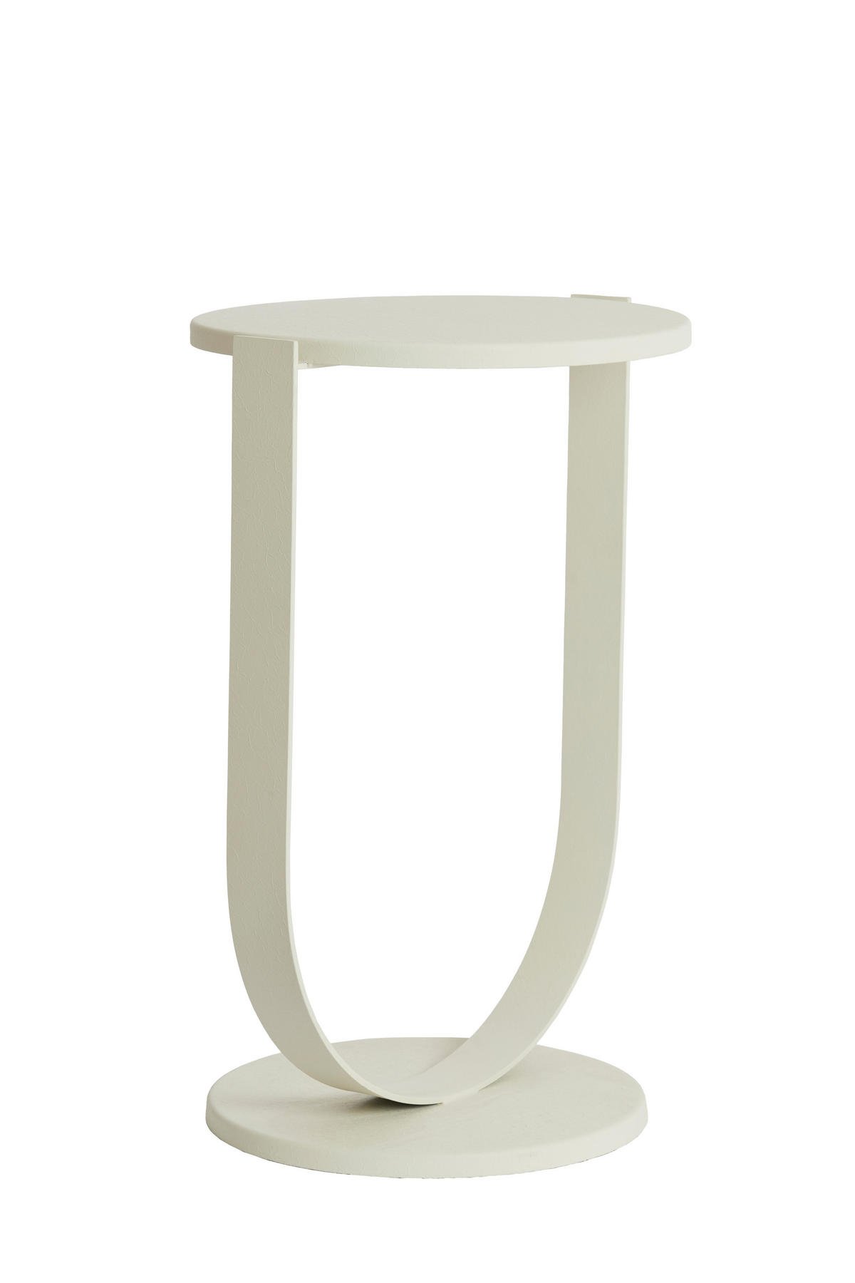 BEISTELLTISCH Triana Weiß 45/45/65.5 cm - Weiß, Metall (45/45/65.5cm) - Light & Living