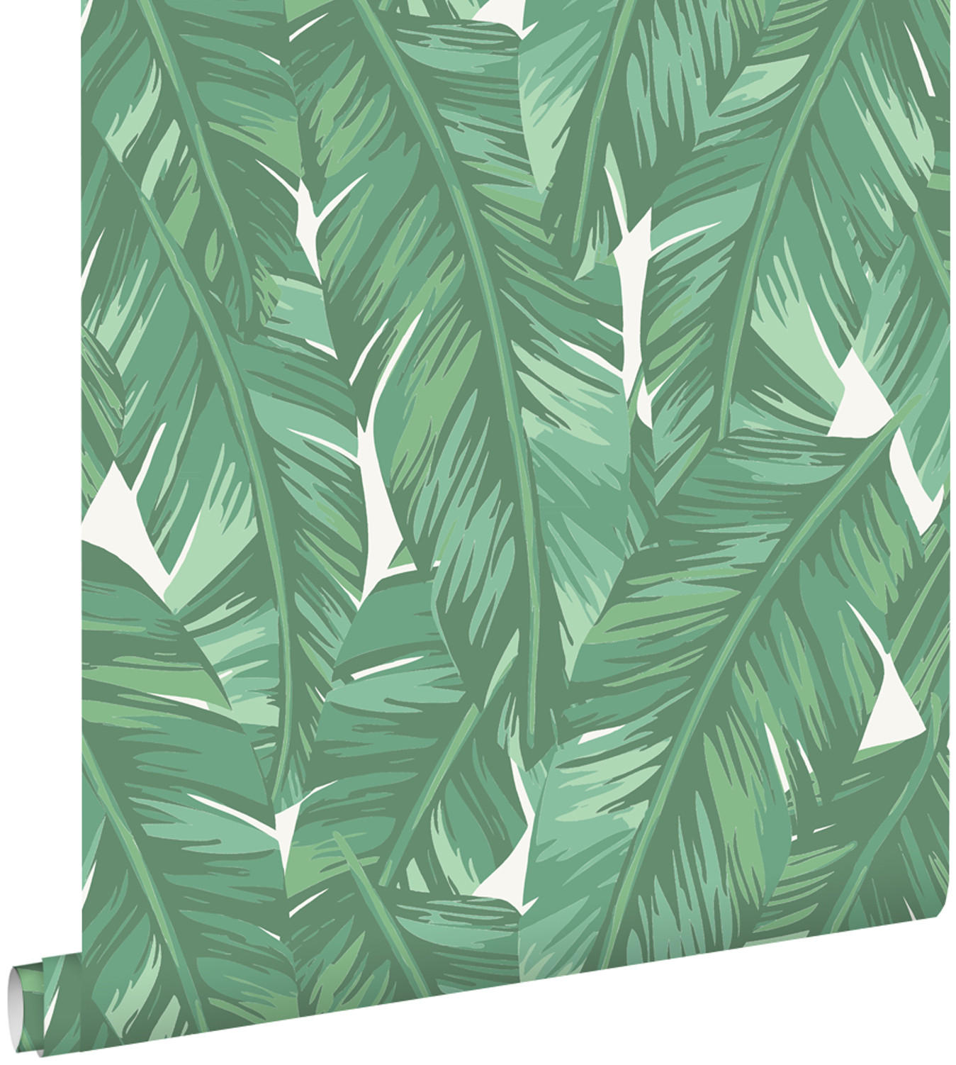 TAPETE Bananenblätter 53 cm x 10.05 m - Grün, Papier (53/1000cm) - ESTAhome